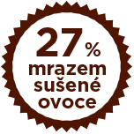 Lyofilizované ovoce 27%