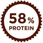 Protein 58%