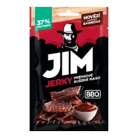 Jim Jerky prémiové hovězí barbecue
