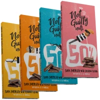 Not Guilty 4x hořká čokoláda s ořechovou náplní